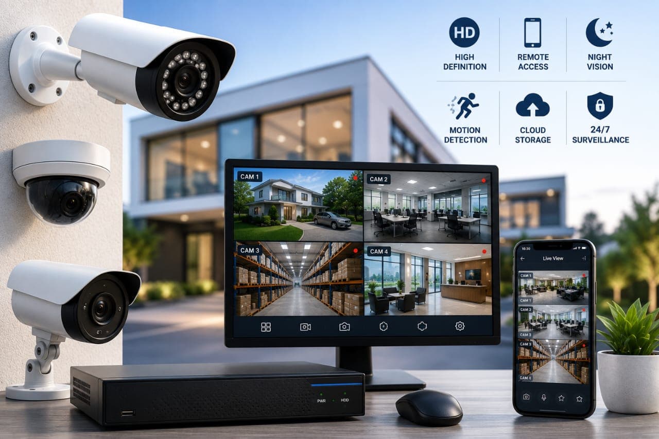 Professional CCTV Camera Installation in UAE: Complete Security Solutions for Homes and Businesses