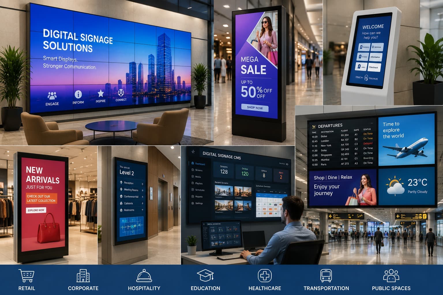 Digital Signage Solutions: Transforming Business Communication with Smart Display Technology