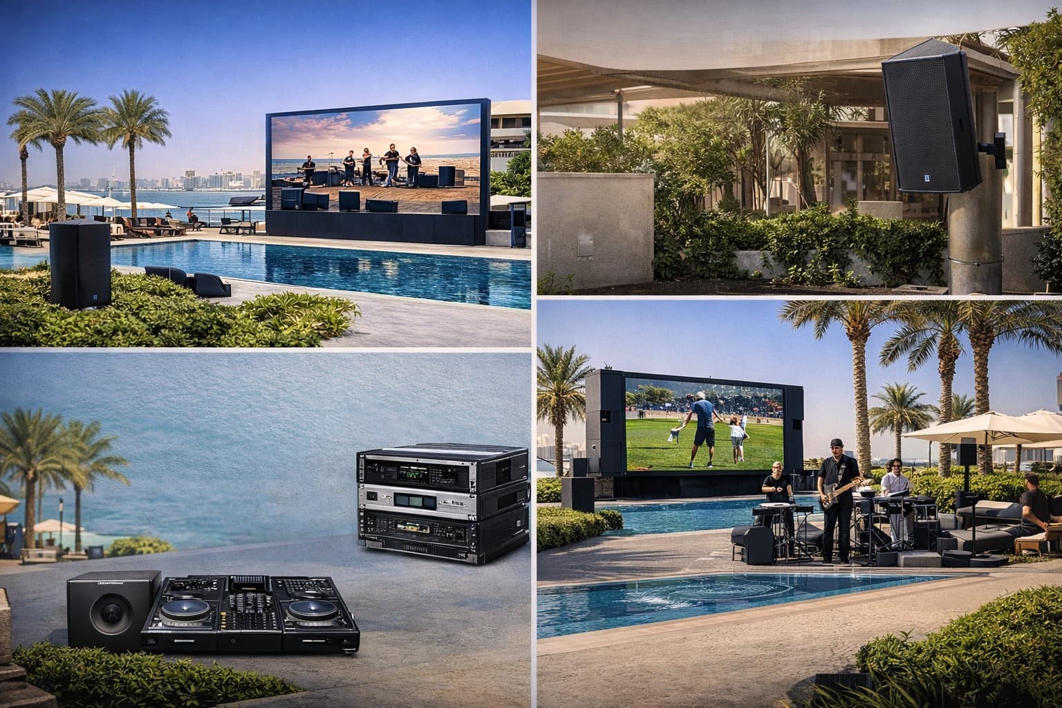 Outdoor Sound System and LED Screen