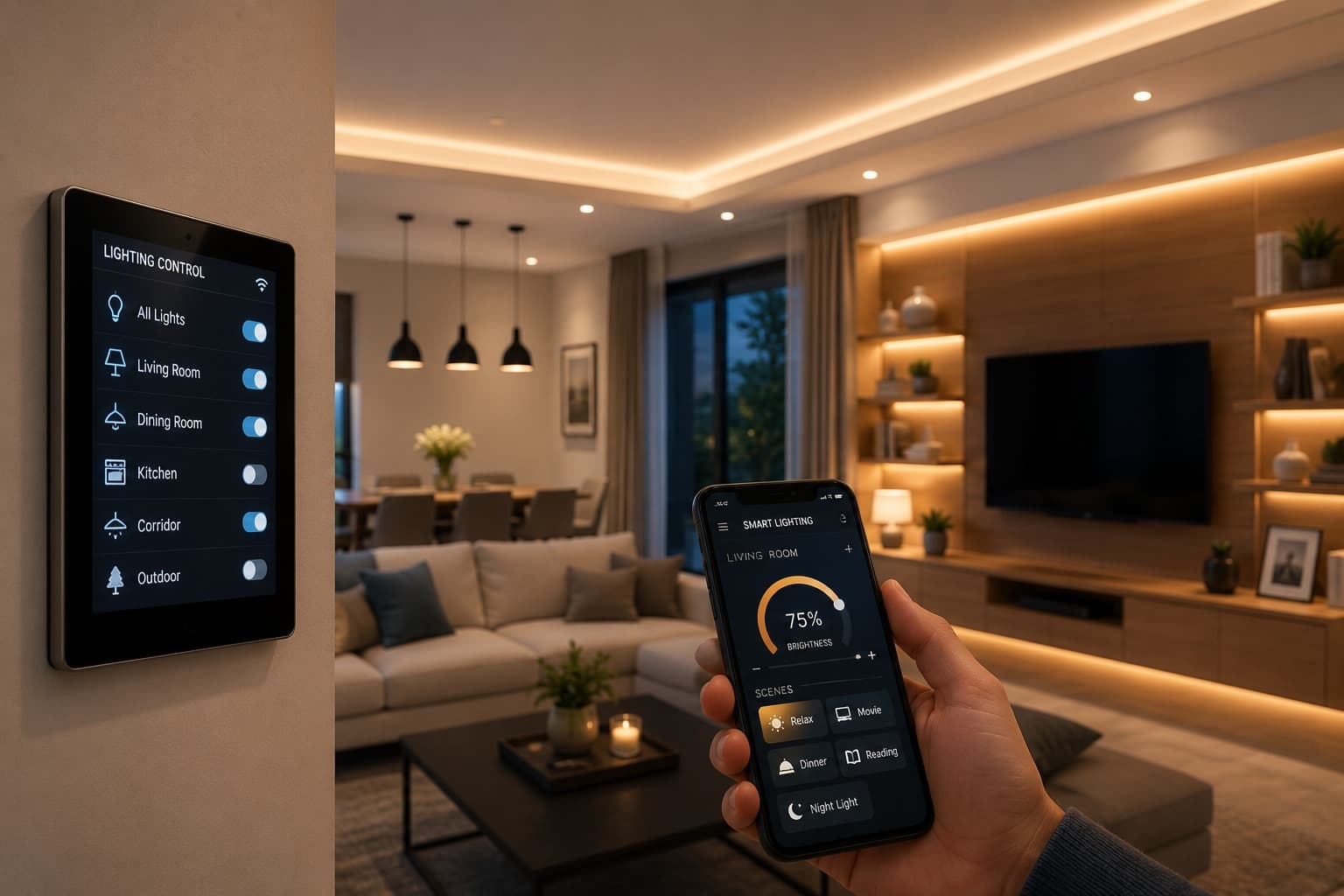 Smart Lighting Control Systems: Improving Energy Efficiency and Comfort